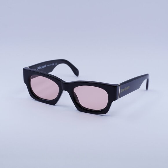 Palm Angels PERI089 BODIE 1021 Sunglasses Black Square Frame, Cameo Lenses - Picture 3 of 8